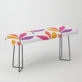 Multicolor leaves pattern! Bench