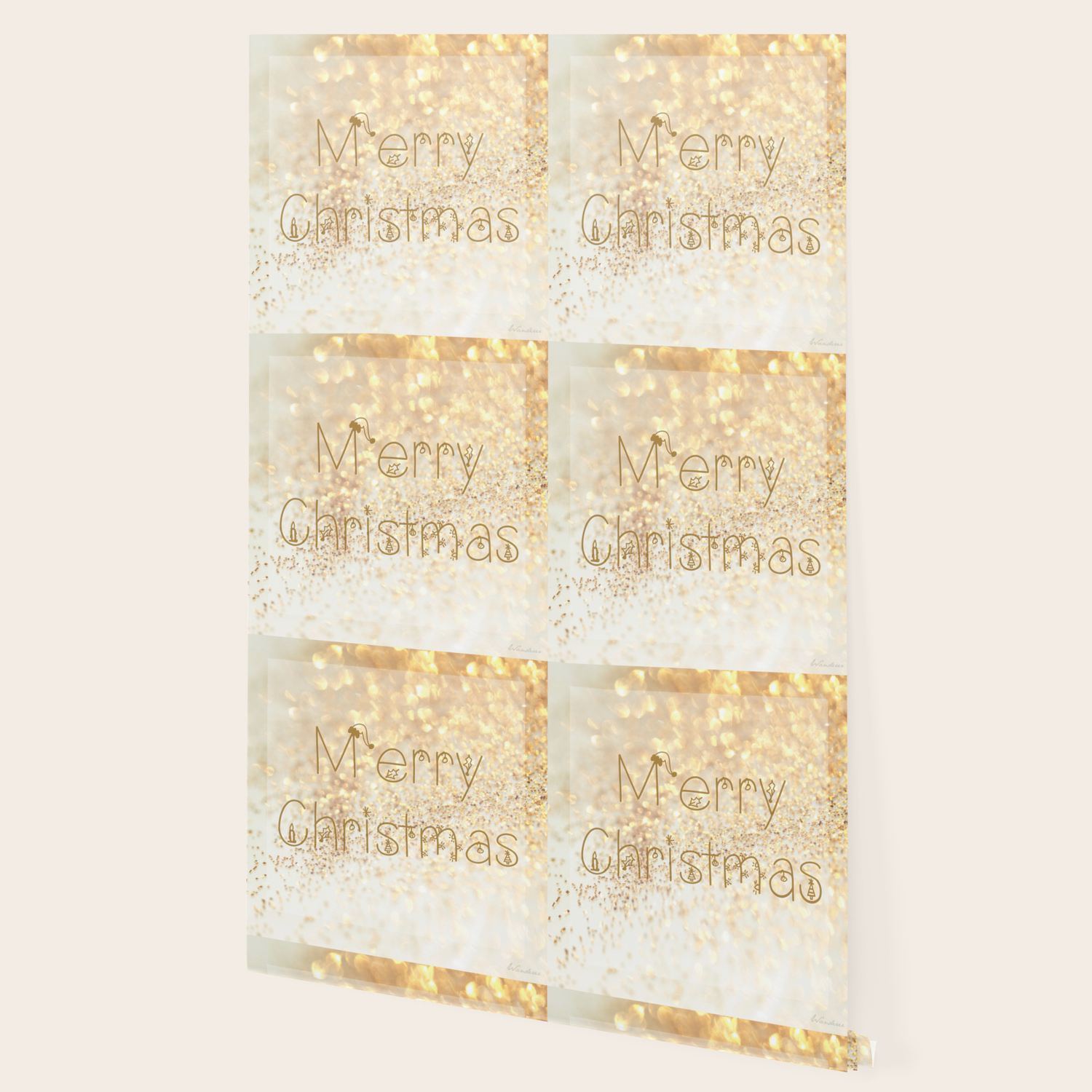 Christmas Rose Gold Glitter Macro Photography Society6 Wallpaper By Lightwanderer Society6