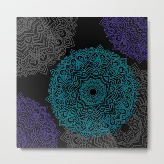 My Spirit Mandhala | Secret Geometry Metal Print