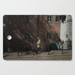 Lisbon street photography Cutting Board