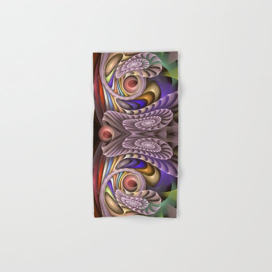 In Motion, colourful fractal abstract Hand & Bath Towel