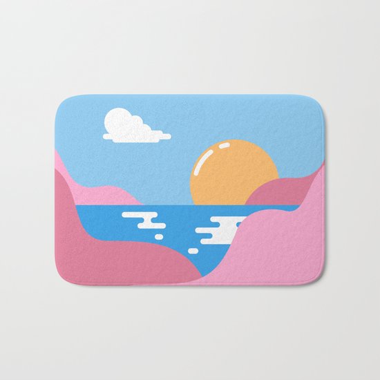 Our Sunset Bath Mat