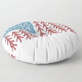 US Nature Flag Floor Pillow