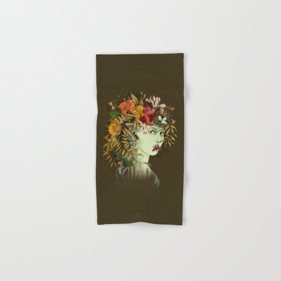 Persephone, goddess of Spring Hand & Bath Towel