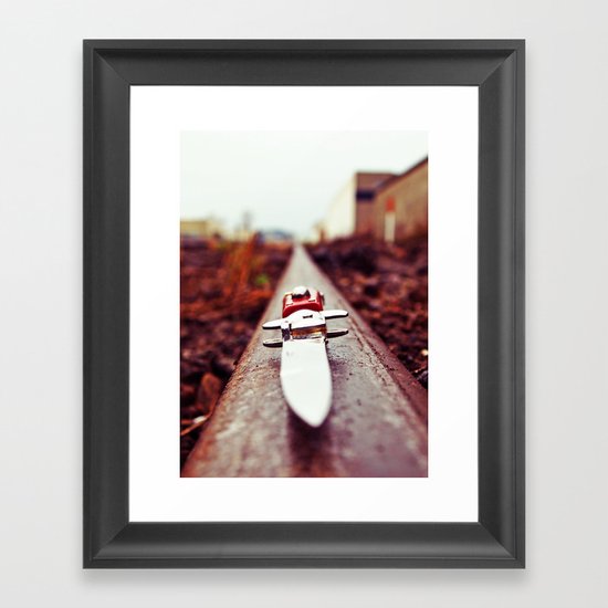Stiletto aesthetics Framed Art Print