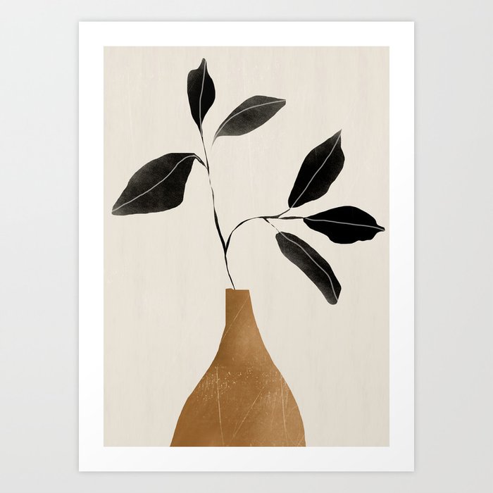 minimal plant 6 Art Print