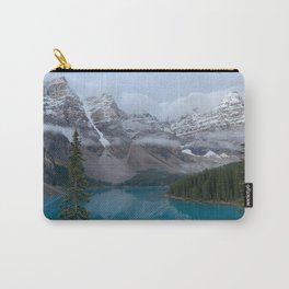 Moraine Lake Rocky Mountain Banff Canada  Carry-All Pouch | Adventure, Peaceful, Canada, Sunrise, Meditation, Lake, Mothernature, Travel, Calm, Mountain 