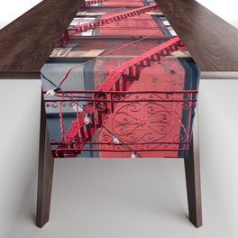 New York City Architecture | Fire Escape Views Table Runner