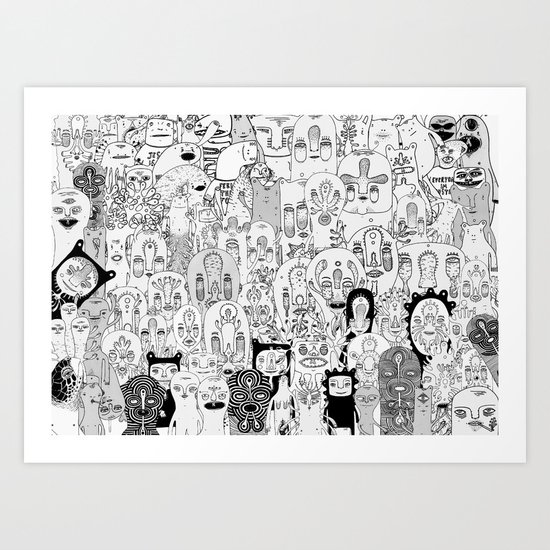 School daze Art Print