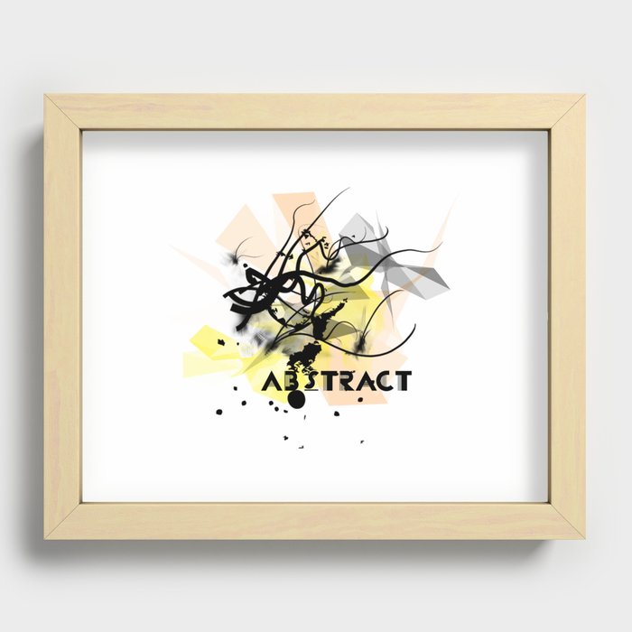 Abstract Recessed Framed Print