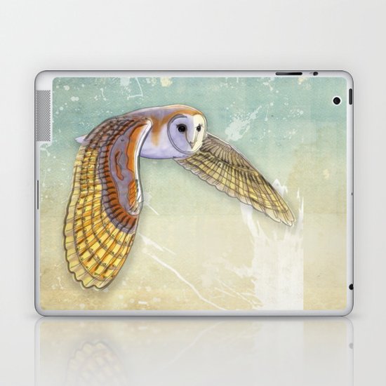Barn Owl Labyrinth Laptop & iPad Skin