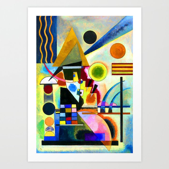 Wassily Kandinsky Swinging II Art Print