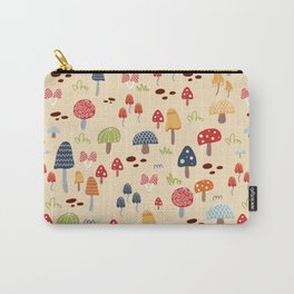 Mushroom Fields Carry-All Pouch