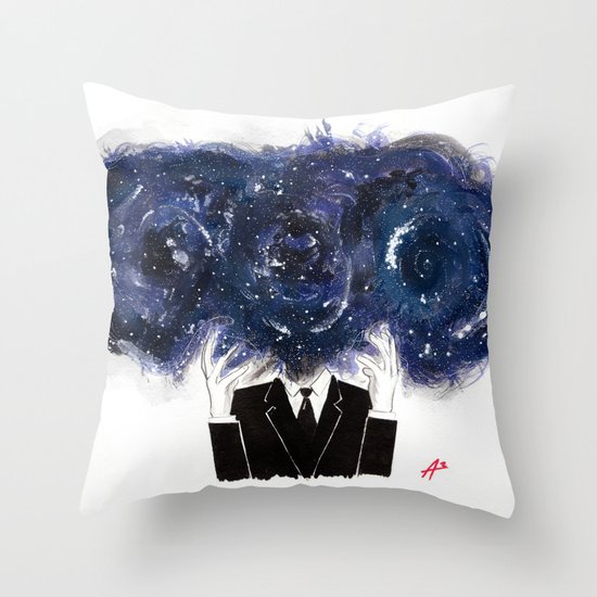 The Vastness of the Mind Throw Pillow