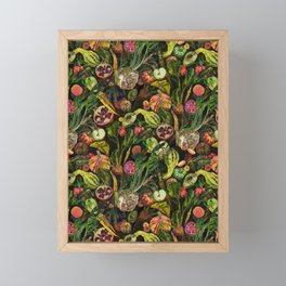 Medley of Fruit & Veg Framed Mini Art Print