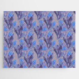Blue & Purple Tropics Jigsaw Puzzle