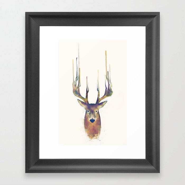 Deer // Steadfast Framed Art Print