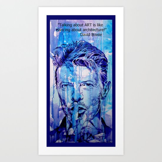 Talking about ART is like dancing about architecture Art Print