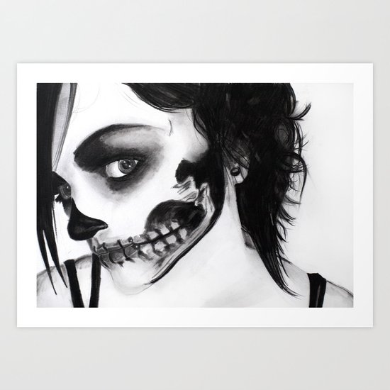 Death Mask Art Print