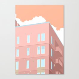 Wesley Apartments Canvas Print