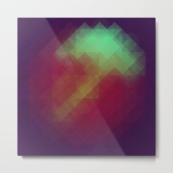 Jelly Pixel Metal Print