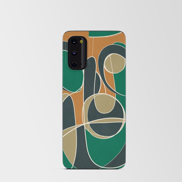 Abstract Line 32 Android Card Case