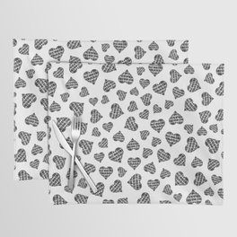 Book Lover Heart Pattern Placemat