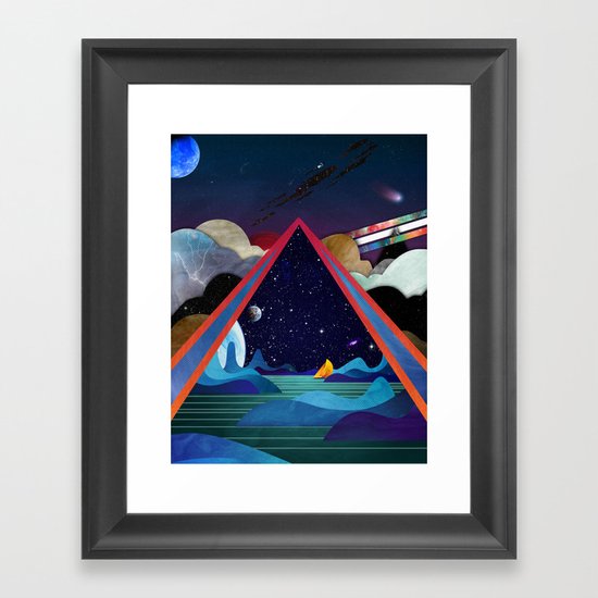 Frozen Oceans Framed Art Print