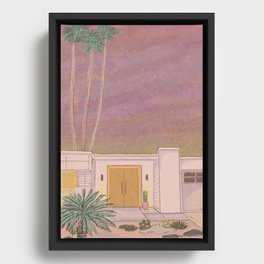 Palm Springs.  Framed Canvas