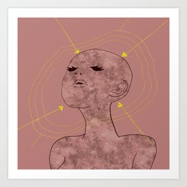 Close Your Eyes And Feel Art Print
