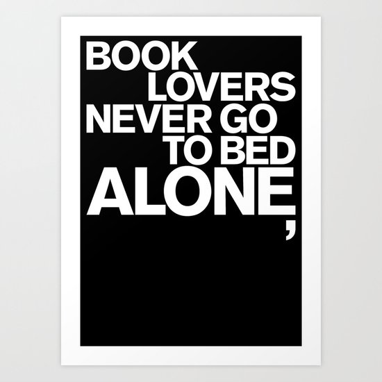 ALONE: NEVER Art Print