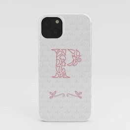 P Scallop: Pink iPhone Case