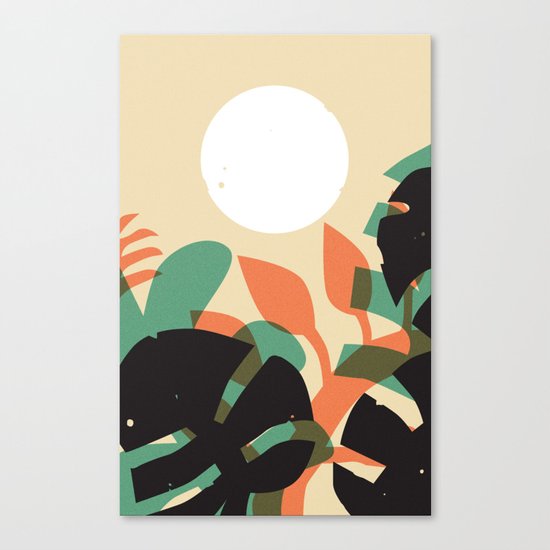 Jungle Sun #1 Canvas Print