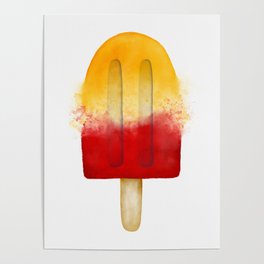 Juicy summer - Popsicle Poster