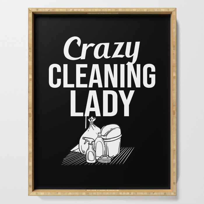 Housekeeping Cleaning Housekeeper Housewife Serving Tray