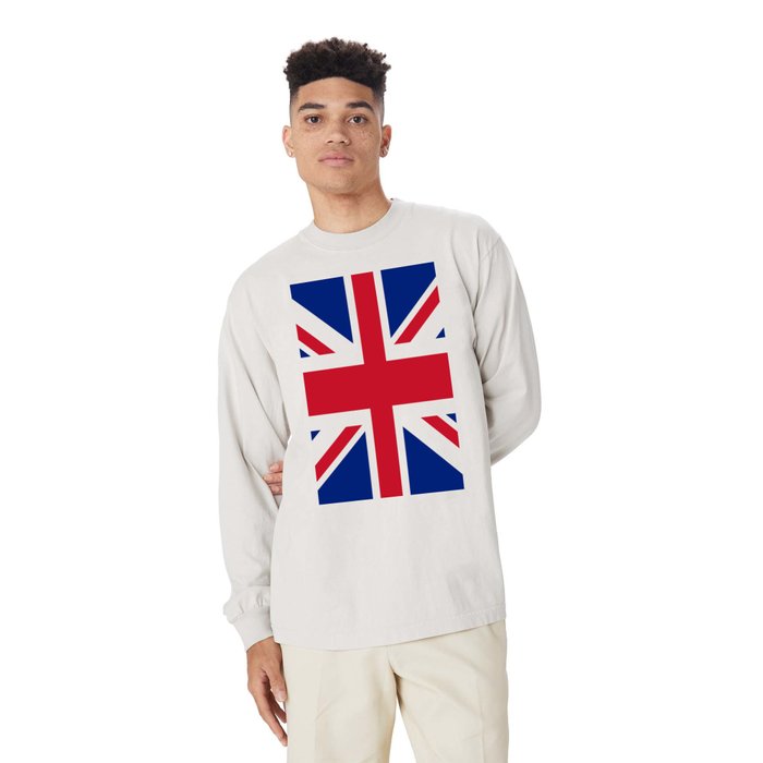 red white and blue trendy london fashion UK flag union jack Long