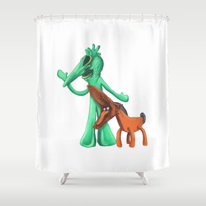Gumbyjuice Shower Curtain