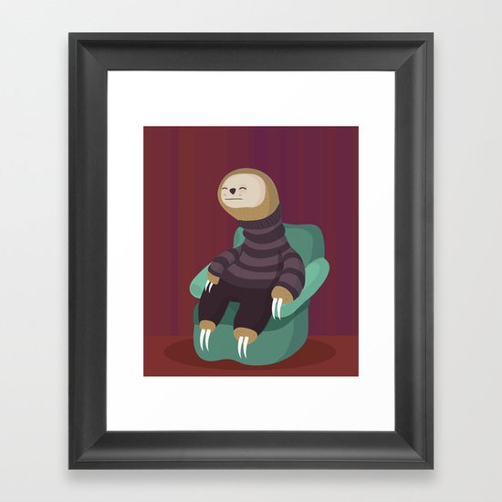 7 deadly sins Sloth Framed Art Print