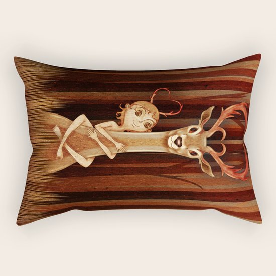 Deer Rectangular Pillow