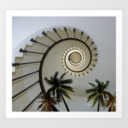 Stairway to Miami  Art Print