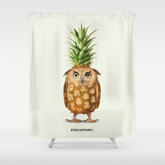 Pineappowl Shower Curtain