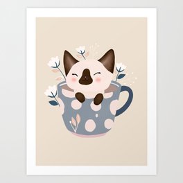 Baby Cat  Art Print