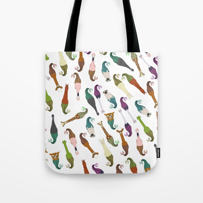 Party Like A Mermaid Tote Bag by Notsniw Art | Society6