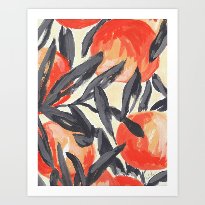 Orange Tree Art Print