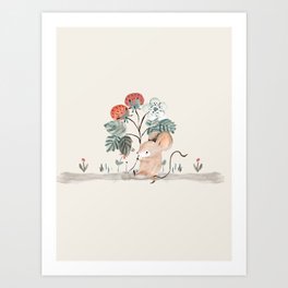 Little mice Art Print