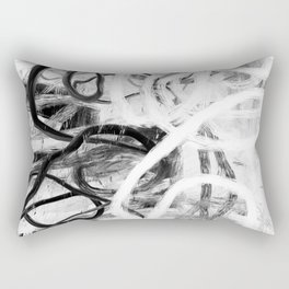 Abstract Painting. Expressionist Art. Rectangular Pillow