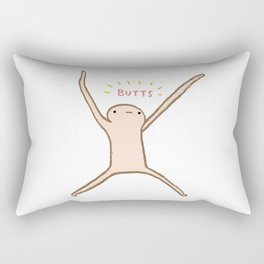 Honest Blob - Butts Rectangular Pillow