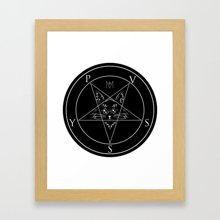 The Great Beast is a PVSSY Framed Art Print