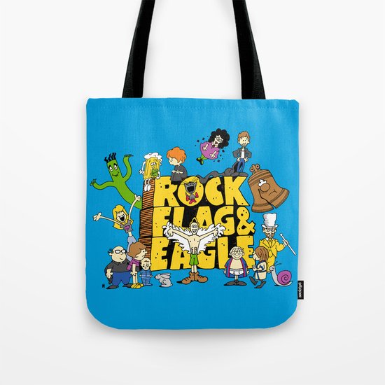 Rock, Flag & Eagle Tote Bag