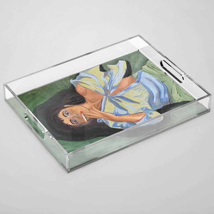 There She Lies Acrylic Tray